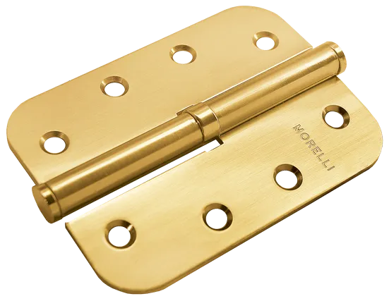 Петля карточная разъемная MSND-C 100X70X2.5 SG L с подшипником стальная левая, врезная, цвет матовое золото фото купить Воронеж