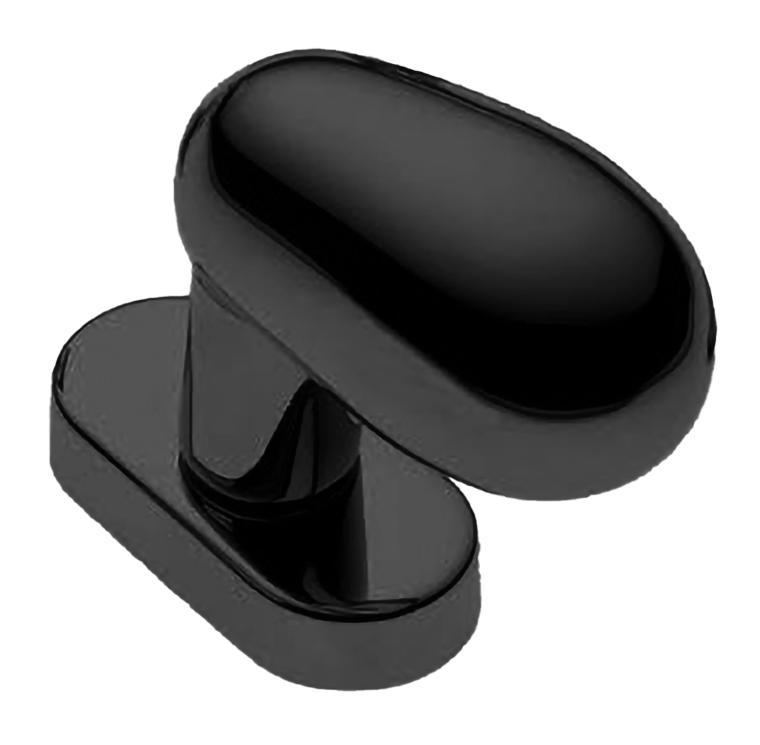Ручка оконная UOVO W1 NERO, цвет - черный фото купить Воронеж