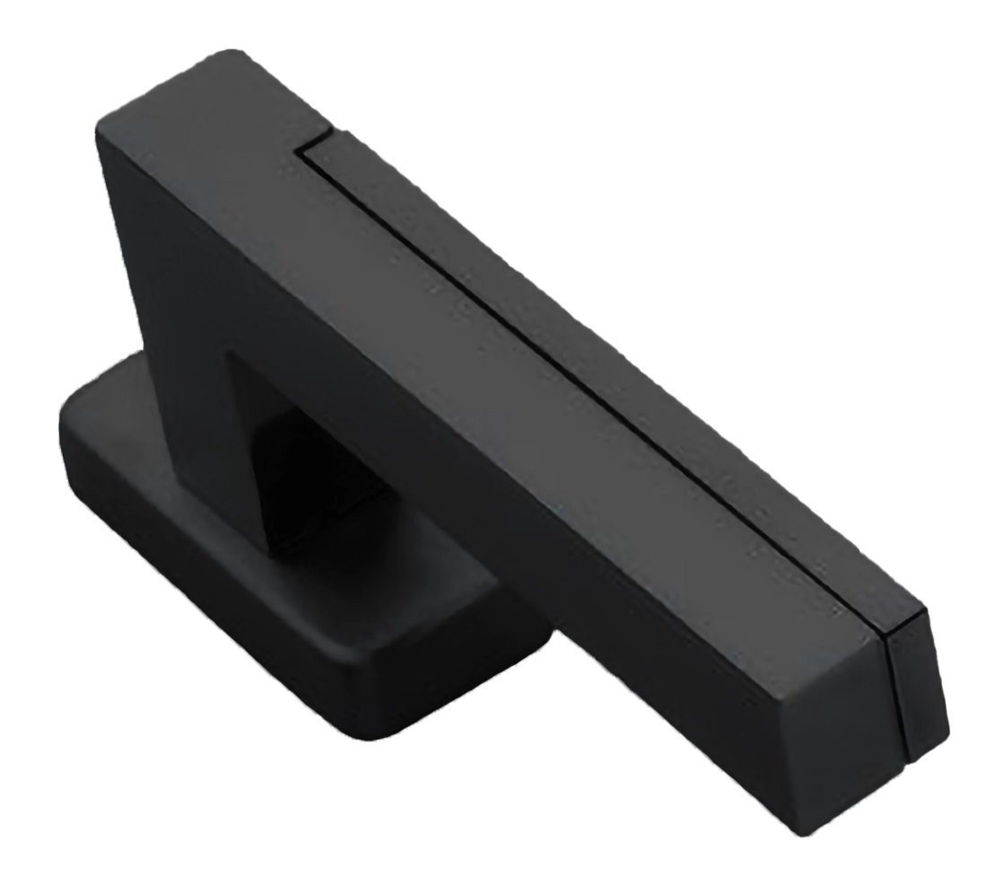 Ручка оконная ISLAND W1 NERO на прямоугольной розетке, цвет черный, латунь фото купить Воронеж