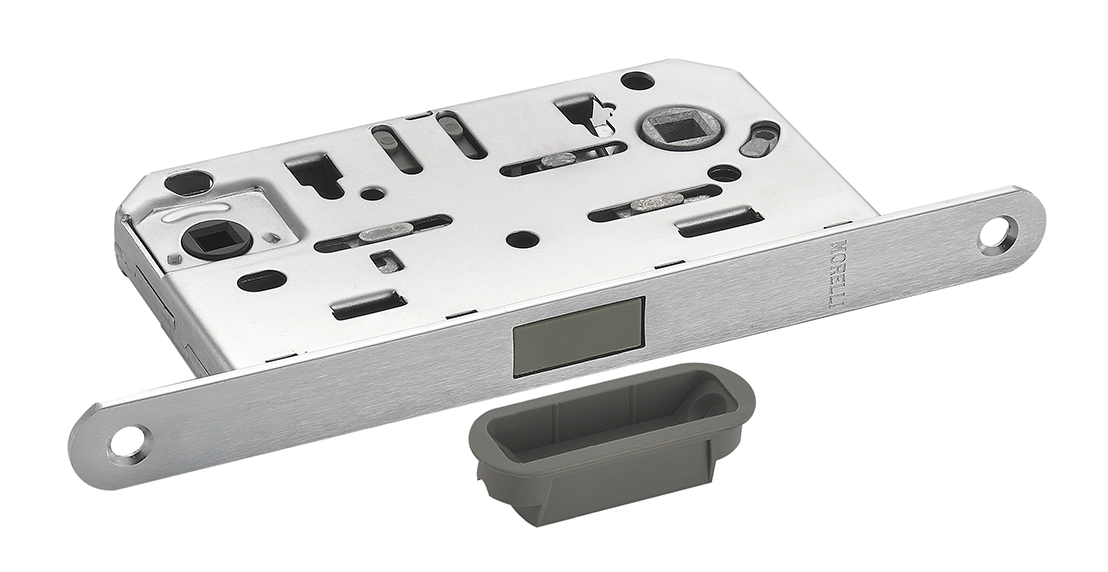 Защелка межкомнатная M1895 SSC магнитная, сантехническая, цвет суперматовый хром фото 2 Защелка межкомнатная M1895 SSC магнитная, сантехническая, цвет суперматовый хром фото купить в Воронеже