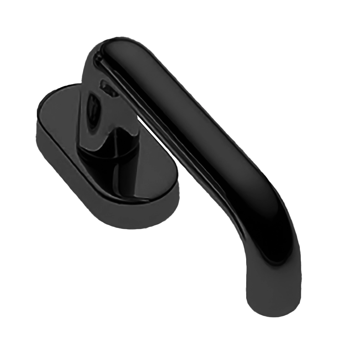 Ручка оконная IRIS W1 NERO, цвет - черный фото купить Воронеж