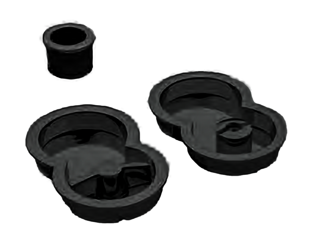 Комплект ручек INFINITY ART.85/A NERO с заверткой для раздвежных дверей с торцевой ручкой, цвет черный фото купить Воронеж