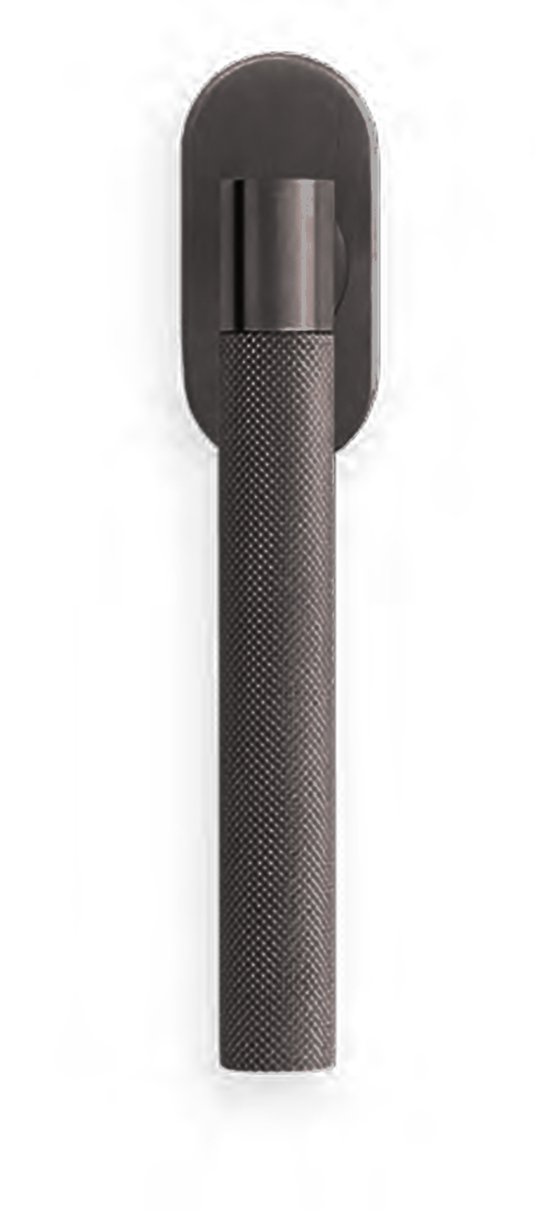 Ручка оконная HIDE TIME W1 ANT на прямоугольной розетке, цвет антрацит, латунь фото купить Воронеж