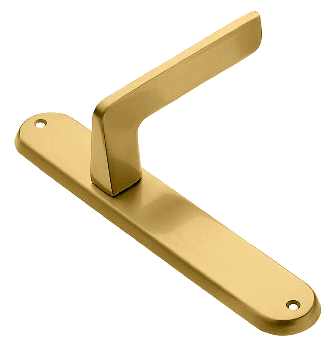 Ручка дверная на планке ROCK PL OSA, цвет матовое золото, латунь фото купить в Воронеже