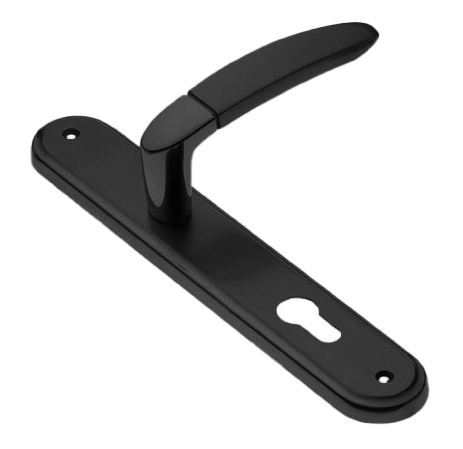 Ручка дверная на планке SAIL PL NERO, цвет черный, латунь фото купить в Воронеже