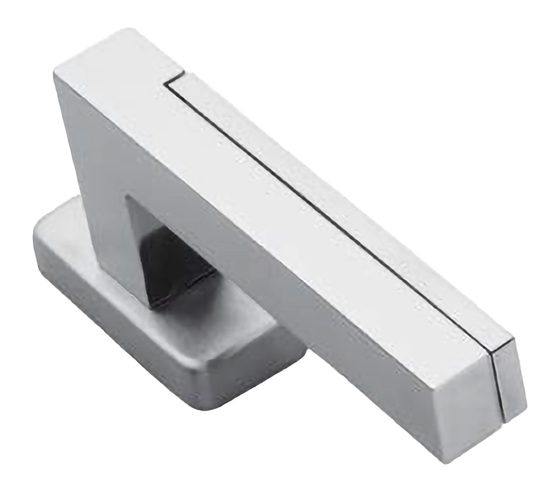 Ручка оконная ISLAND W1 CRO на прямоугольной розетке, цвет хром, латунь фото купить в Воронеже