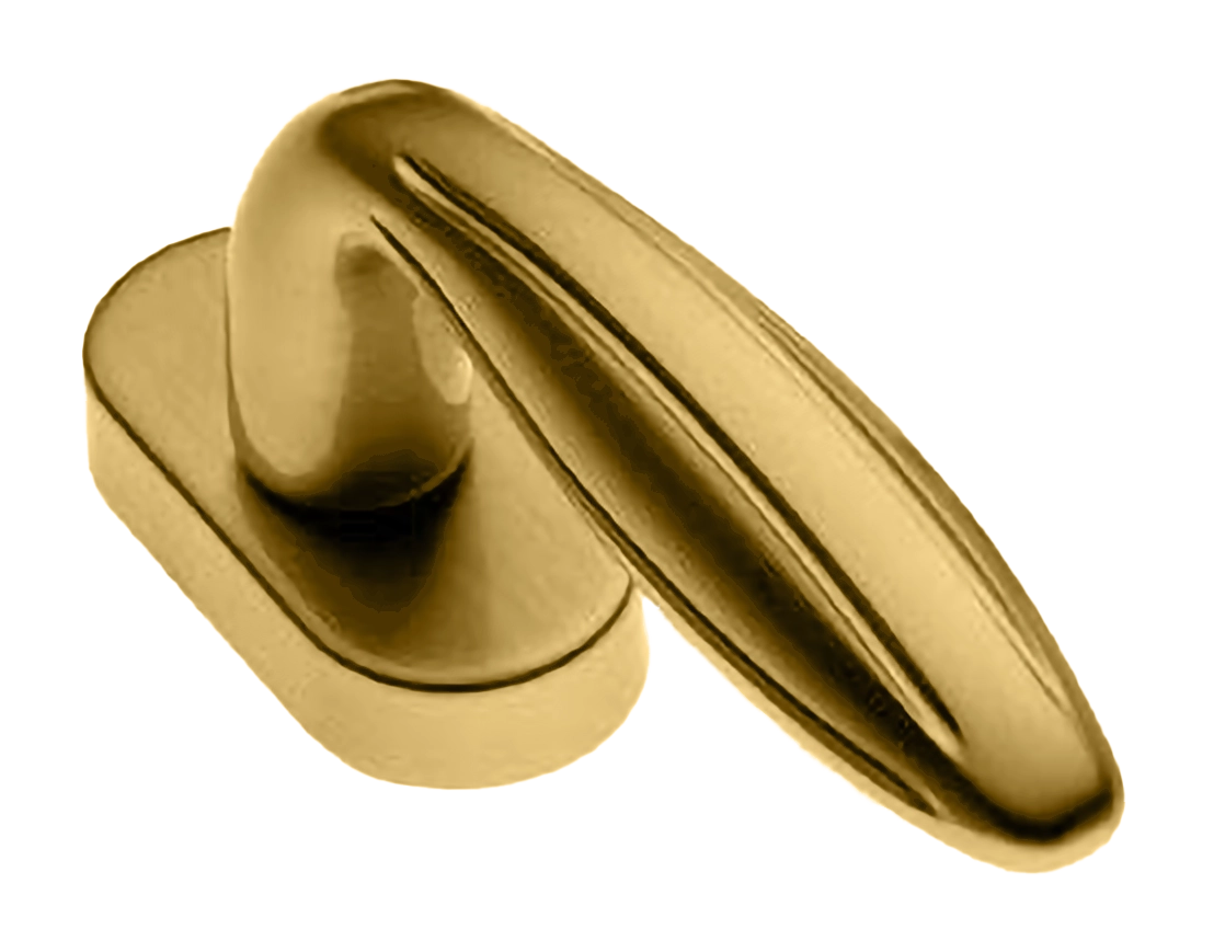 Ручка оконная BUD W1 OSA, цвет - матовое золото фото купить в Воронеже