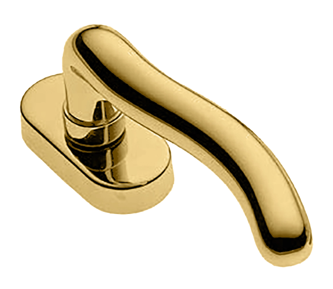 Ручка оконная SNAKE W1 OTL, цвет - золото фото купить в Воронеже