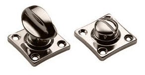 Завертка сантехническая LUX-WC-RIVA NIK на квадратной розетке цвет никель, ЦАМ фото купить в Воронеже