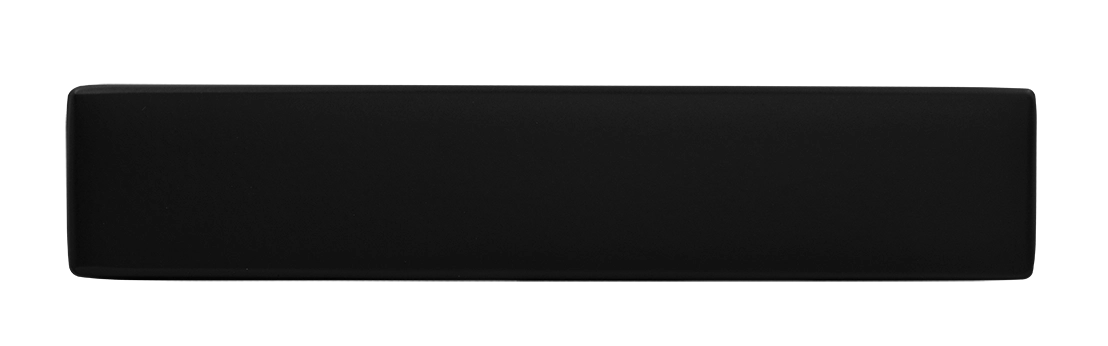 Ручка дверная SHUTTLE NERO-ST цвет черный soft-touch, ЦАМ фото купить в Воронеже