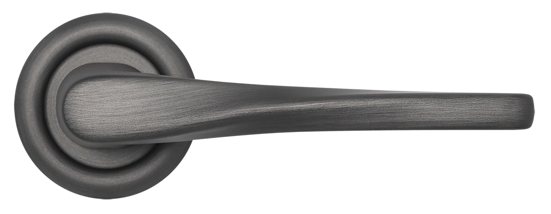 Ручка дверная THE OLYMPICS R7 SST на круглой розетке, цвет Летняя гроза/Summer Storm фото купить в Воронеже