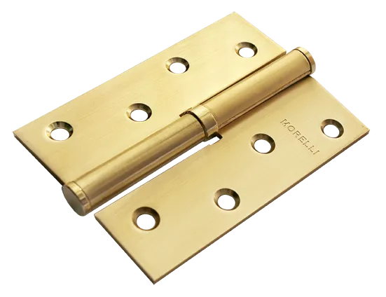 Петля разъемная карточная MSND 100X70X2.5 SG R с подшипником стальная правая, врезная, цвет матовое золото фото купить Воронеж
