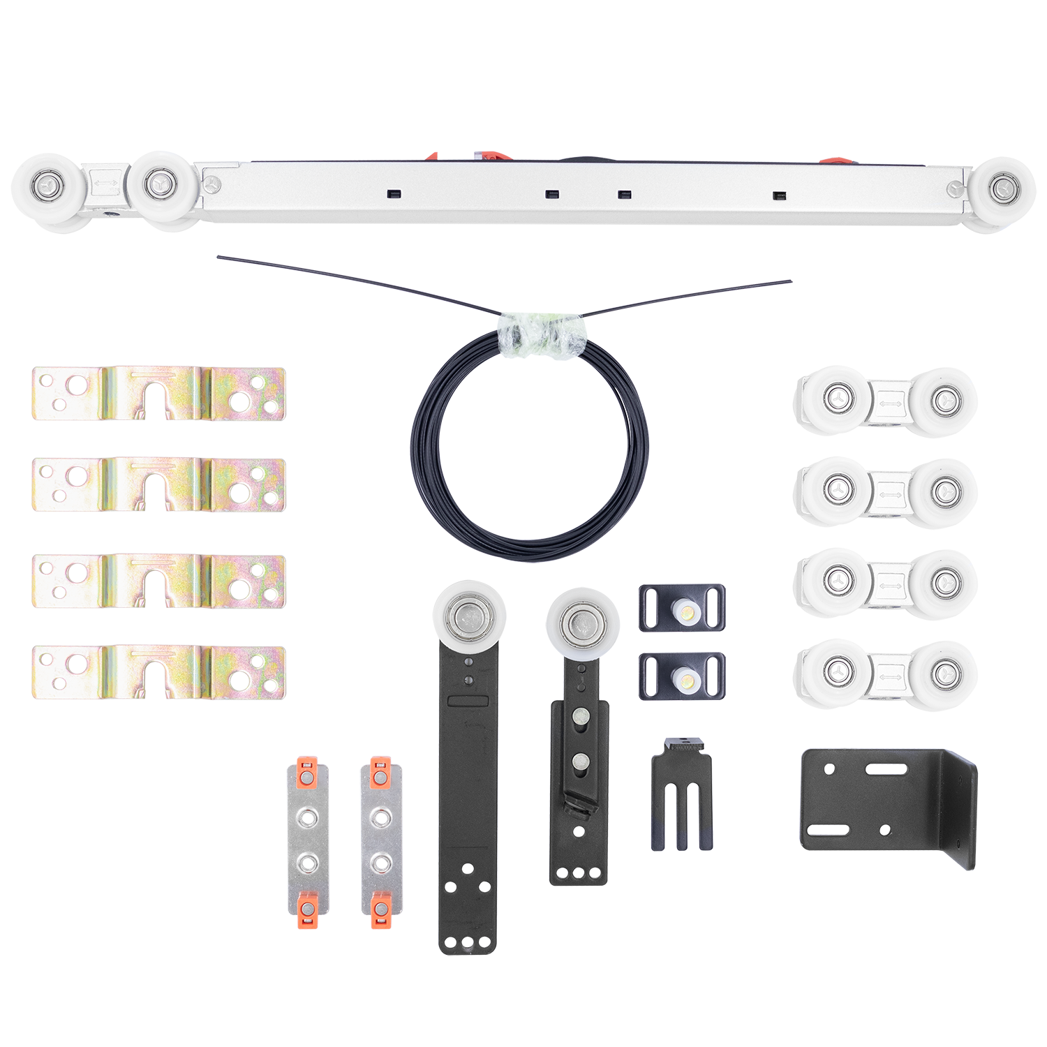 SET-TS 3+1, комплект системы TS для раздвижных дверей на 4 полотна (3 подвижных и 1 стационарное) фото купить Воронеж