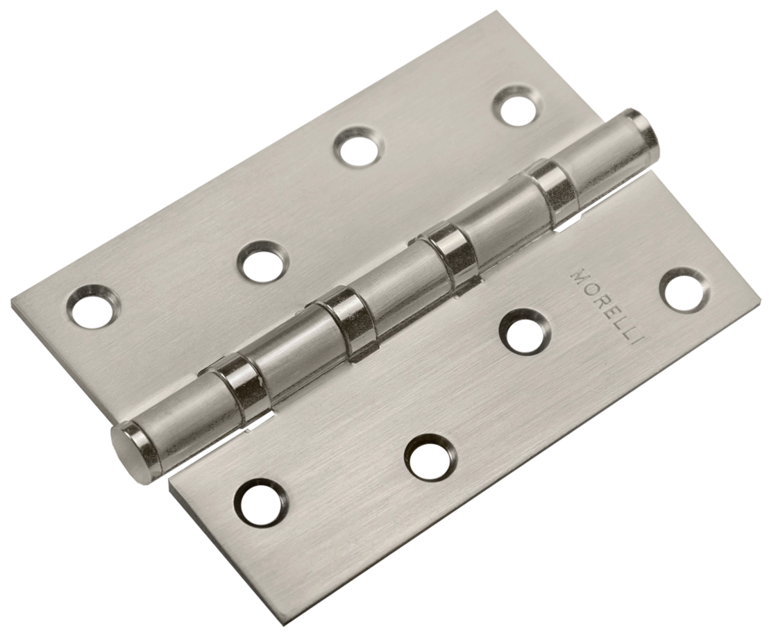 Петля карточная универсальная MSN 100X70X2.5-4BB MSN с подшипником стальная, врезная, цвет матовый сатинированный никель, сталь фото купить Воронеж