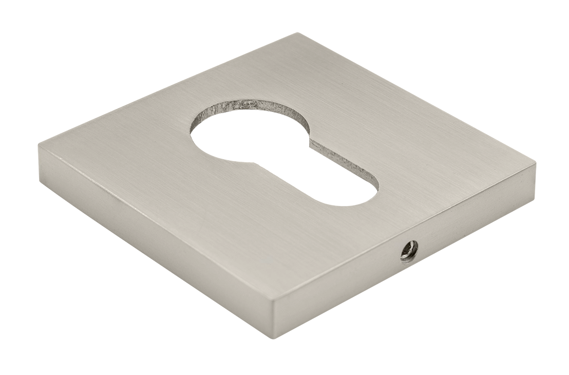 Накладка на замок MH-KH-S6 MSN под евроцилиндр, цвет матовый хром фото 1 Накладка на замок MH-KH-S6 MSN под евроцилиндр, цвет матовый хром фото купить Воронеж