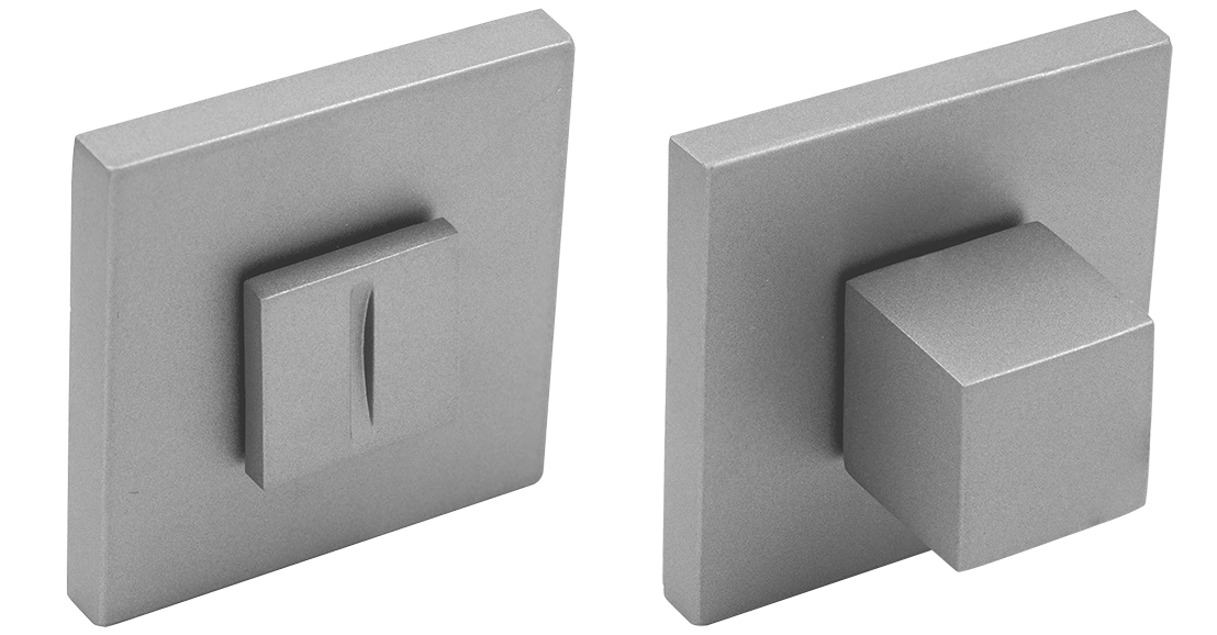 Завертка сантехническая MH-WC-S6 ASC на квадратной розетке цвет анодированный матовый хром, ЦАМ фото купить Воронеж