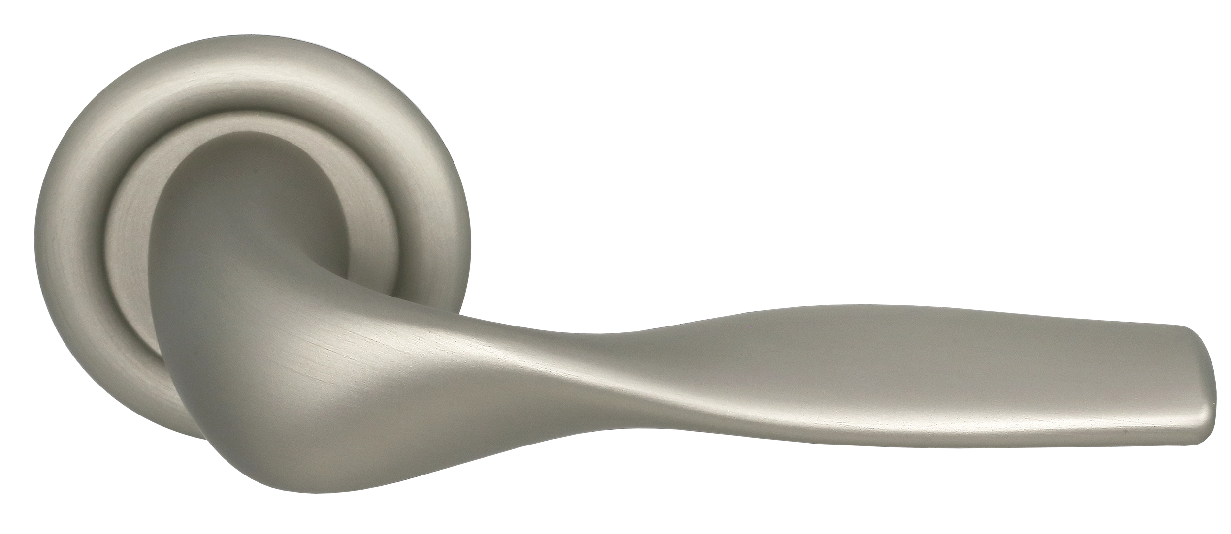 Ручка дверная LVB R7 SMI на круглой розетке, цвет Весенняя дымка/Spring Mist фото купить Воронеж