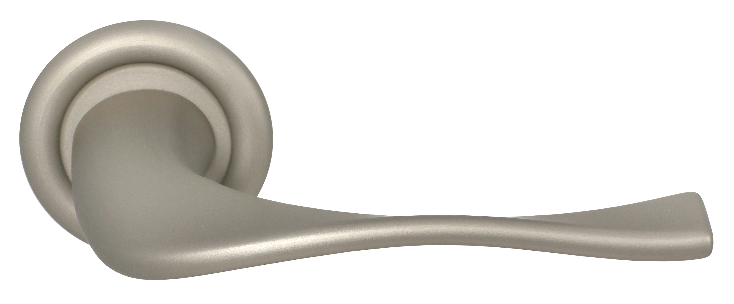 Ручка дверная SKYSCRAPER R7 SMI на круглой розетке, цвет Весенняя дымка/Spring Mist фото купить Воронеж