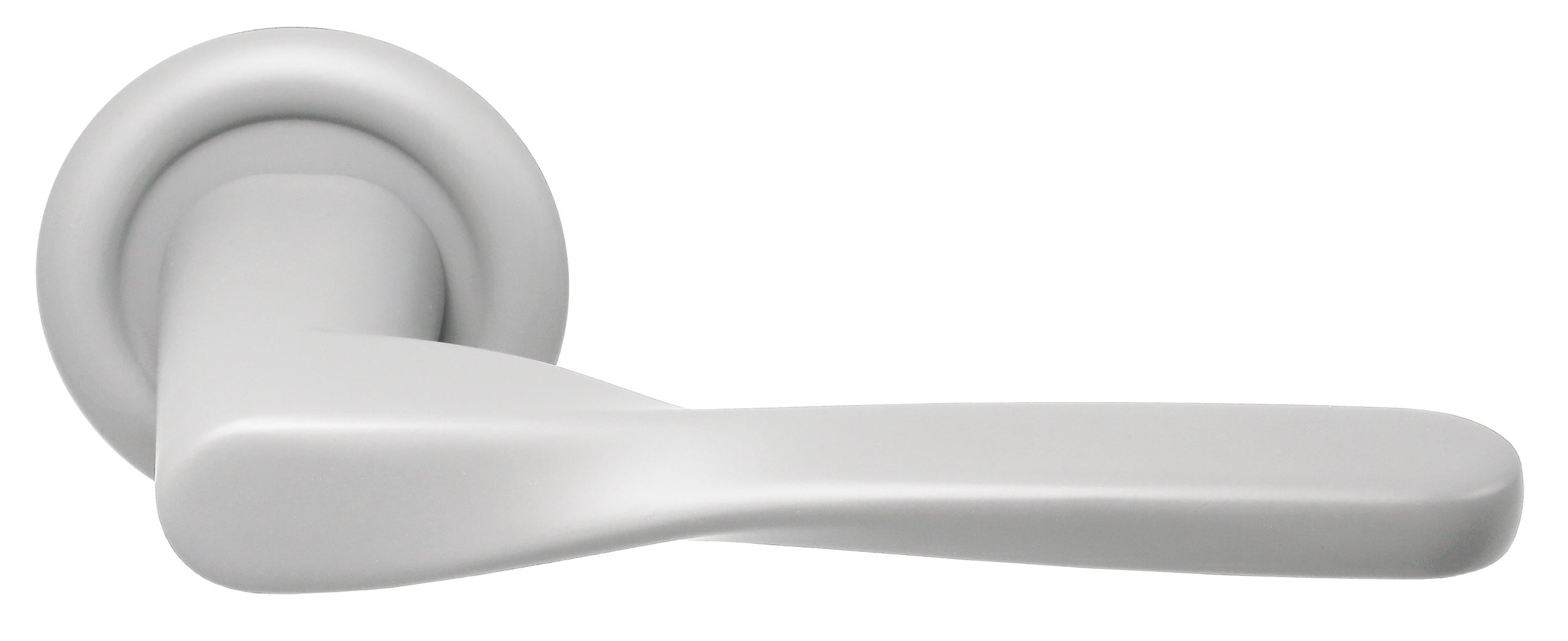 Ручка дверная THE OLYMPICS R7 SSW на круглой розетке, цвет Стокгольмский снегопад/Stockholm Snowfall фото купить Воронеж