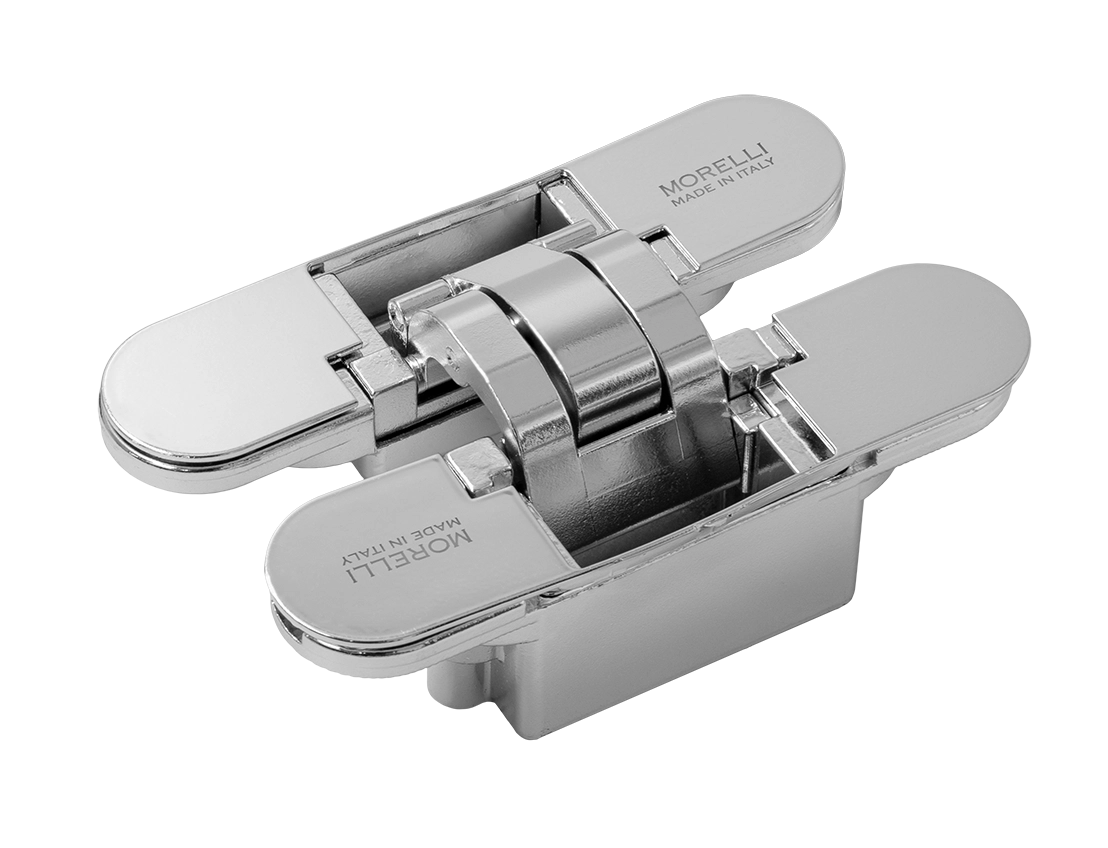 Петля скрытая HH-20 PC, врезная с 3D-регулировкой, вес полотна до 60 кг цвет хром фото купить Воронеж
