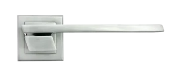 GVI, ручка дверная MH-29 SC/CP-S, на квадратной накладке, цвет - мат.хром/хром