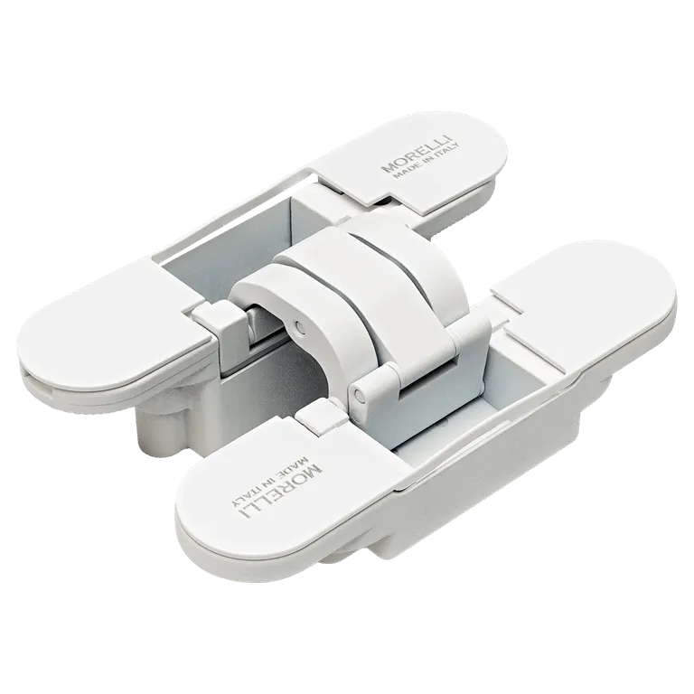 Петля скрытая HH-20 W, врезная с 3D-регулировкой, вес полотна до 60 кг, цвет белый фото купить Воронеж