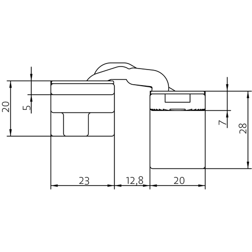 HH-19 B, скрытая петля, цвет - черный фото morelli Воронеж